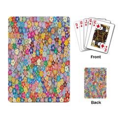 Floral Flowers Playing Cards Single Design (rectangle) by artworkshop