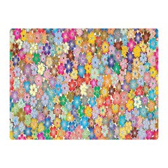 Floral Flowers Double Sided Flano Blanket (mini)  by artworkshop