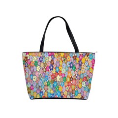 Floral Flowers Classic Shoulder Handbag by artworkshop