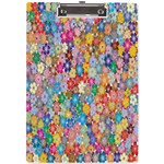 Floral Flowers A4 Clipboard Front