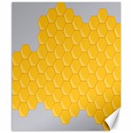 Hexagons Yellow Honeycomb Hive Bee Hive Pattern Canvas 20  x 24  19.57 x23.15  Canvas - 1