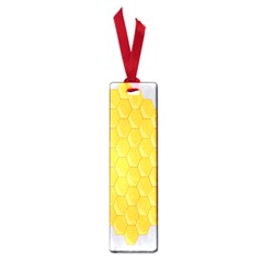 Hexagons Yellow Honeycomb Hive Bee Hive Pattern Small Book Marks by artworkshop