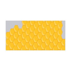 Hexagons Yellow Honeycomb Hive Bee Hive Pattern Yoga Headband by artworkshop