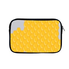 Hexagons Yellow Honeycomb Hive Bee Hive Pattern Apple Macbook Pro 13  Zipper Case by artworkshop