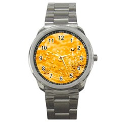 Water Sport Metal Watch by artworkshop