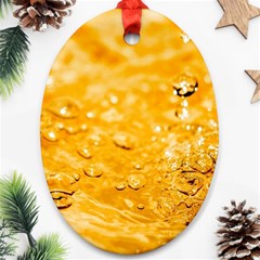 Water Oval Ornament (two Sides) by artworkshop