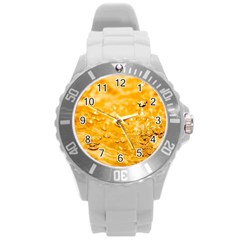 Water Round Plastic Sport Watch (l)