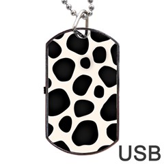 Texture Design Wallpaperpublic Dog Tag Usb Flash (one Side) by artworkshop