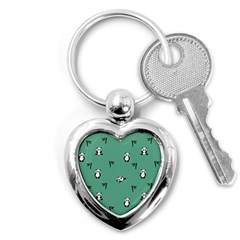 Pandas Pattern Key Chain (heart) by artworkshop