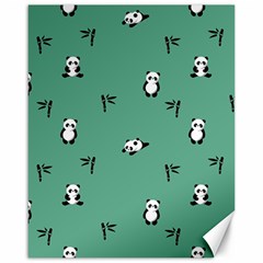 Pandas Pattern Canvas 16  X 20  by artworkshop