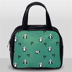 Pandas Pattern Classic Handbag (one Side) by artworkshop