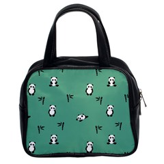 Pandas Pattern Classic Handbag (two Sides) by artworkshop