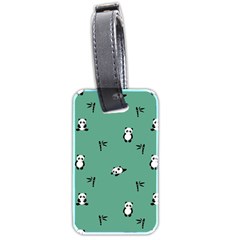 Pandas Pattern Luggage Tag (two Sides) by artworkshop