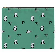 Pandas Pattern Cosmetic Bag (xxxl) by artworkshop