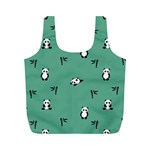 Pandas Pattern Full Print Recycle Bag (M) Front