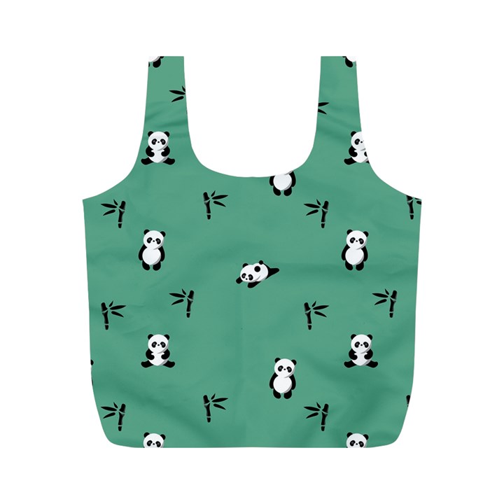 Pandas Pattern Full Print Recycle Bag (M)