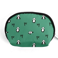 Pandas Pattern Accessory Pouch (medium) by artworkshop