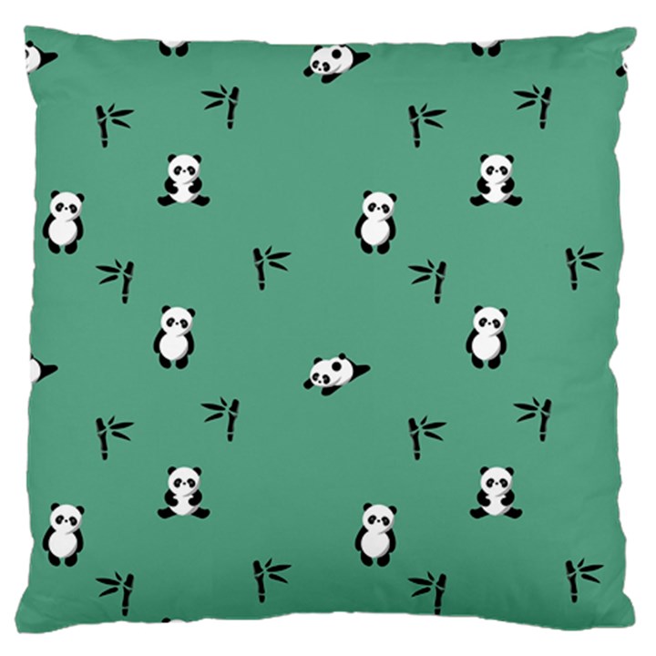 Pandas Pattern Standard Flano Cushion Case (Two Sides)