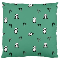 Pandas Pattern Standard Flano Cushion Case (two Sides) by artworkshop