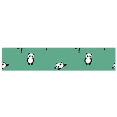 Pandas Pattern Small Flano Scarf by artworkshop