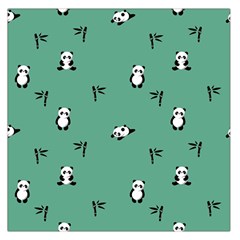 Pandas Pattern Square Satin Scarf (36  X 36 ) by artworkshop