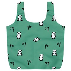 Pandas Pattern Full Print Recycle Bag (xxl) by artworkshop