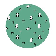 Pandas Pattern Mini Round Pill Box (pack Of 5)