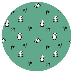 Pandas Pattern Round Trivet