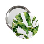 Sheets Tropical Plant Palm Summer Exotic 2.25  Handbag Mirrors Front