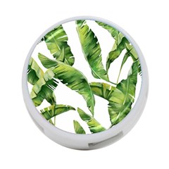 Sheets Tropical Plant Palm Summer Exotic 4-port Usb Hub (one Side) by artworkshop