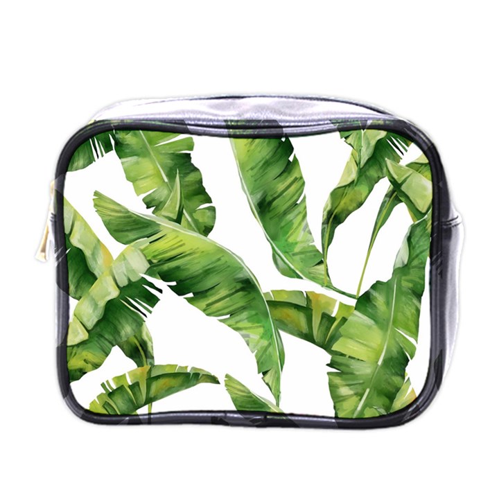 Sheets Tropical Plant Palm Summer Exotic Mini Toiletries Bag (One Side)