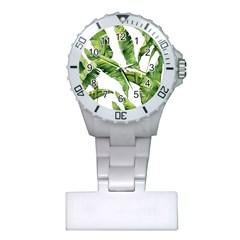 Sheets Tropical Plant Palm Summer Exotic Plastic Nurses Watch by artworkshop