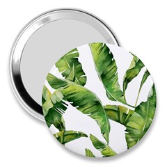 Sheets Tropical Plant Palm Summer Exotic 3  Handbag Mirrors by artworkshop