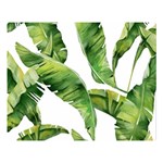 Sheets Tropical Plant Palm Summer Exotic Double Sided Flano Blanket (Large)  80 x60  Blanket Front