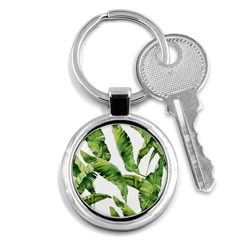 Sheets Tropical Plant Palm Summer Exotic Key Chain (round) by artworkshop