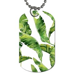 Sheets Tropical Plant Palm Summer Exotic Dog Tag (one Side) by artworkshop