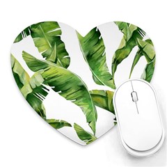 Sheets Tropical Plant Palm Summer Exotic Heart Mousepads by artworkshop