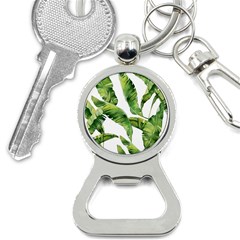 Sheets Tropical Plant Palm Summer Exotic Bottle Opener Key Chain by artworkshop