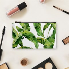 Sheets Tropical Plant Palm Summer Exotic Cosmetic Bag (small) by artworkshop