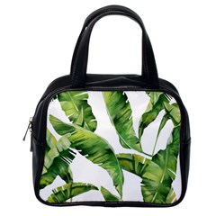 Sheets Tropical Plant Palm Summer Exotic Classic Handbag (one Side) by artworkshop