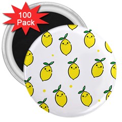 Pattern Lemon Texture 3  Magnets (100 Pack) by artworkshop