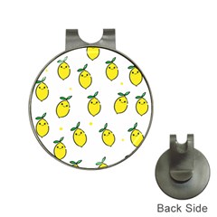 Pattern Lemon Texture Hat Clips With Golf Markers by artworkshop