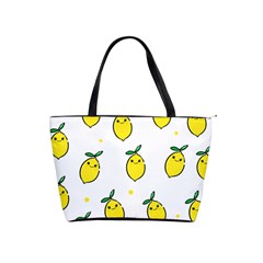 Pattern Lemon Texture Classic Shoulder Handbag by artworkshop