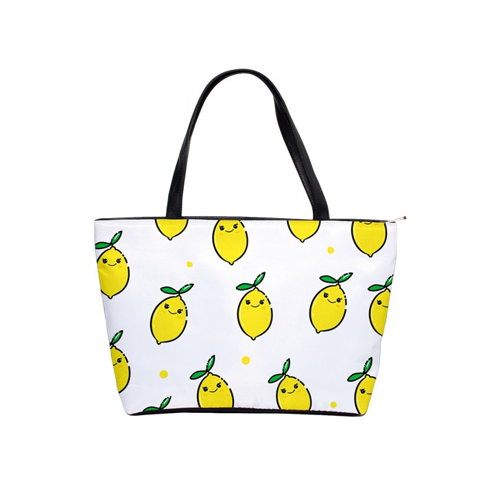 Pattern Lemon Texture Classic Shoulder Handbag