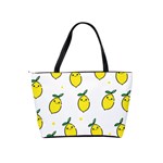 Pattern Lemon Texture Classic Shoulder Handbag Back