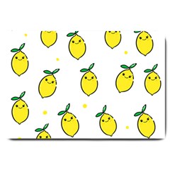 Pattern Lemon Texture Large Doormat  by artworkshop