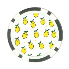 Pattern Lemon Texture Poker Chip Card Guard by artworkshop