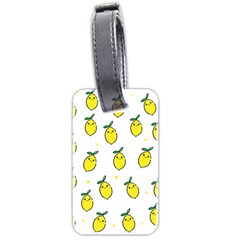 Pattern Lemon Texture Luggage Tag (two Sides) by artworkshop