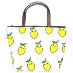 Pattern Lemon Texture Bucket Bag Front