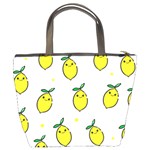 Pattern Lemon Texture Bucket Bag Back